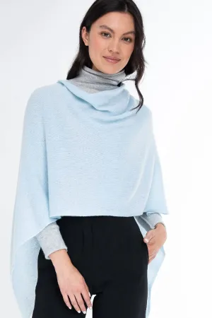 100% Cashmere Draped Dress Topper - Heavenly