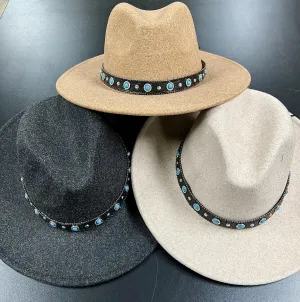 Alora Embellished Fedora Hat