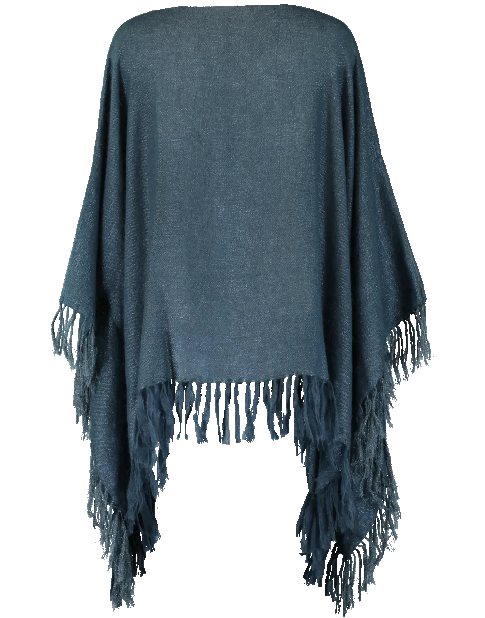 Alpaca Lurex Poncho