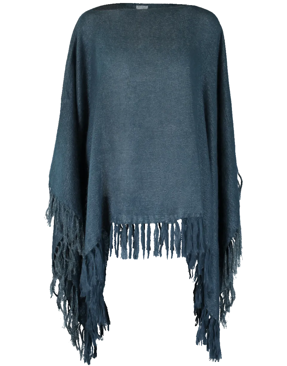 Alpaca Lurex Poncho