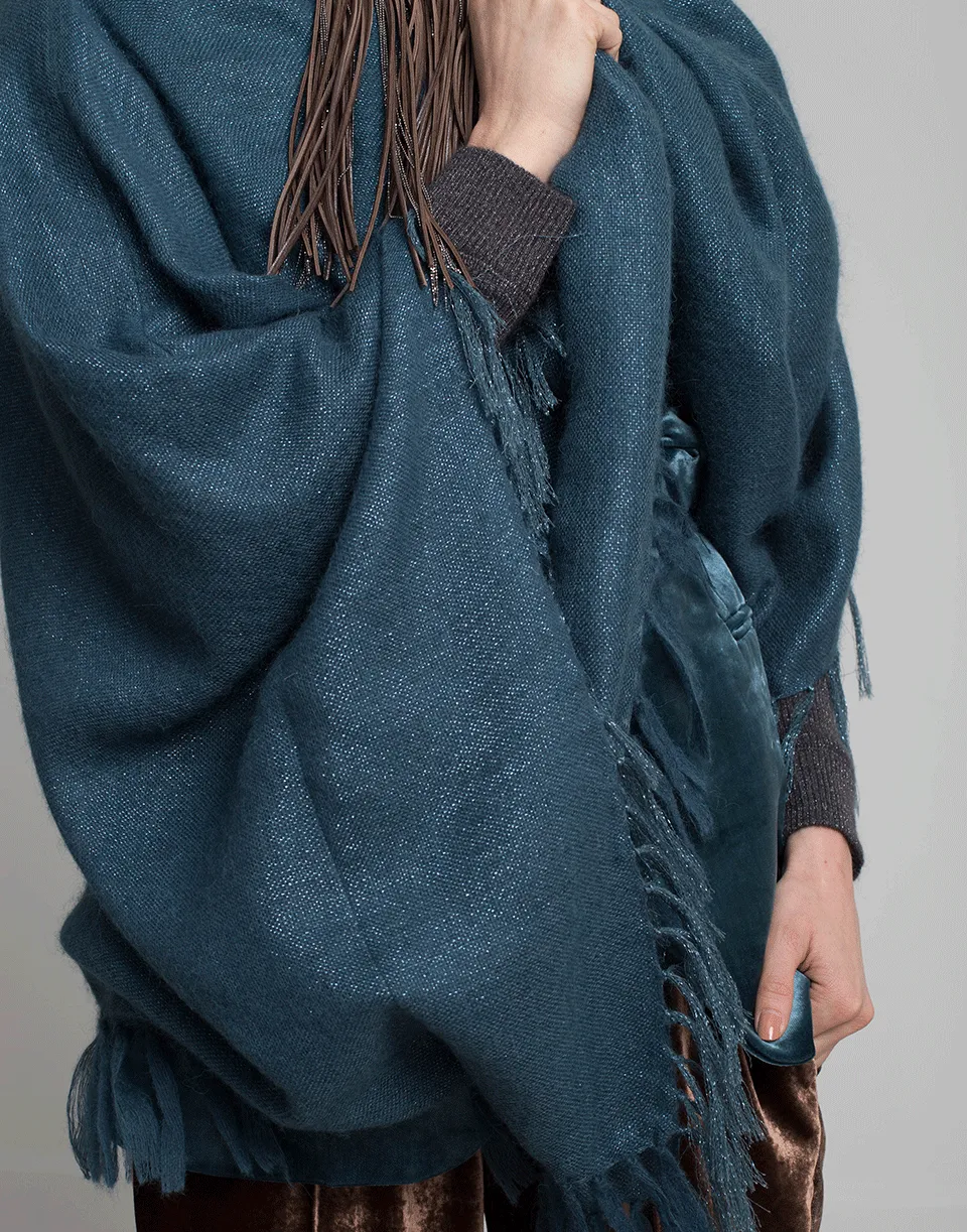 Alpaca Lurex Poncho