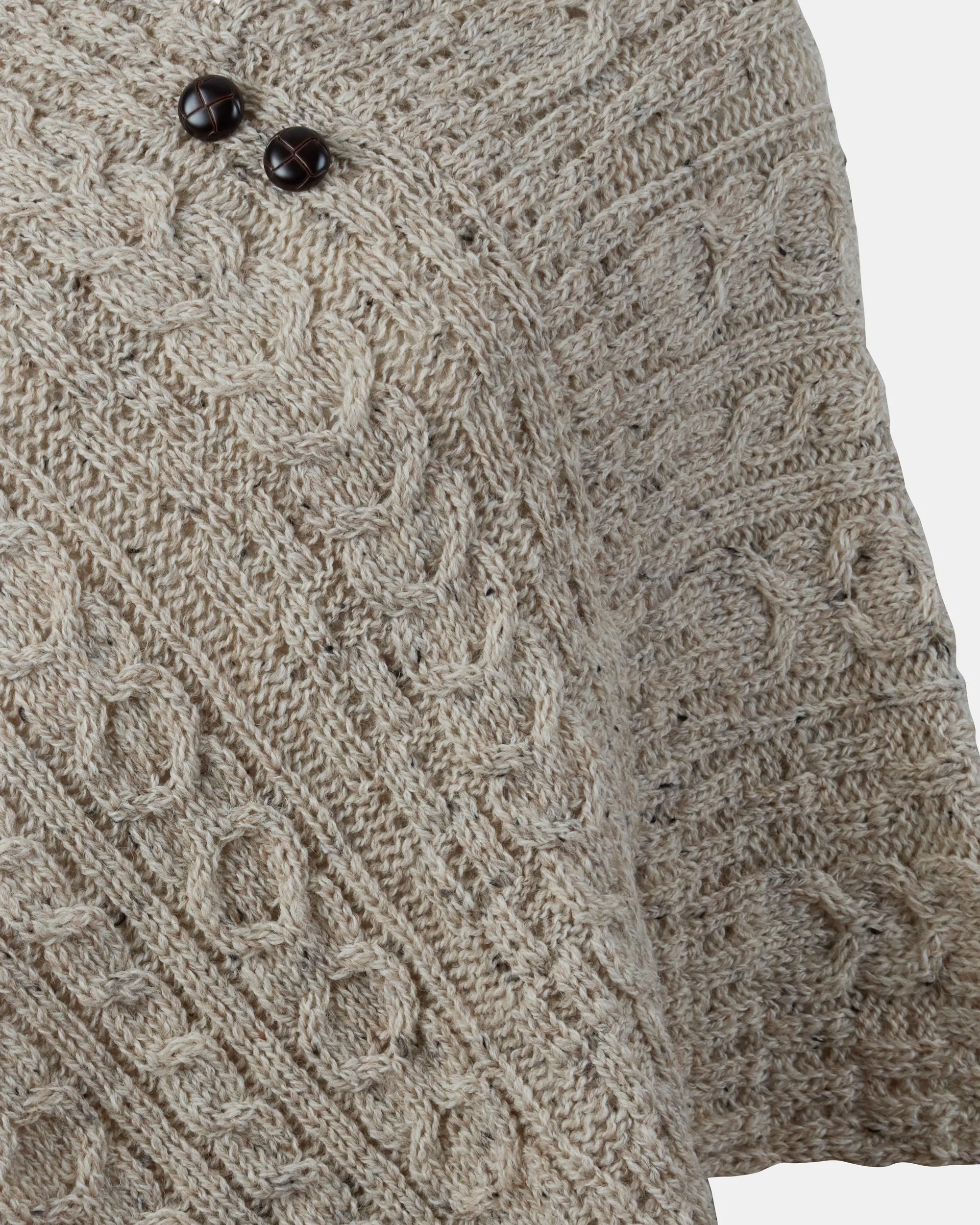 Aran Woollen Mills Heritage Poncho