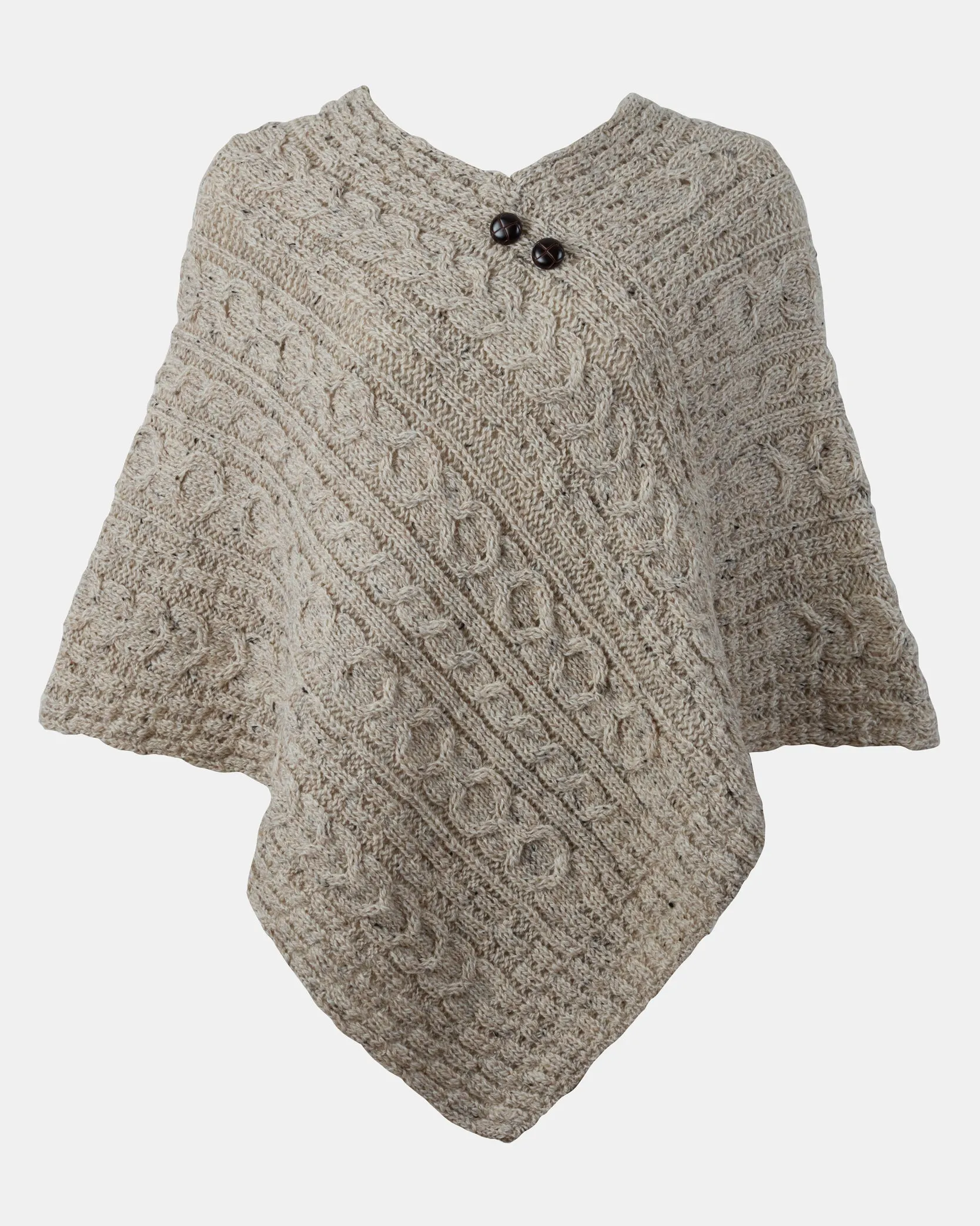 Aran Woollen Mills Heritage Poncho