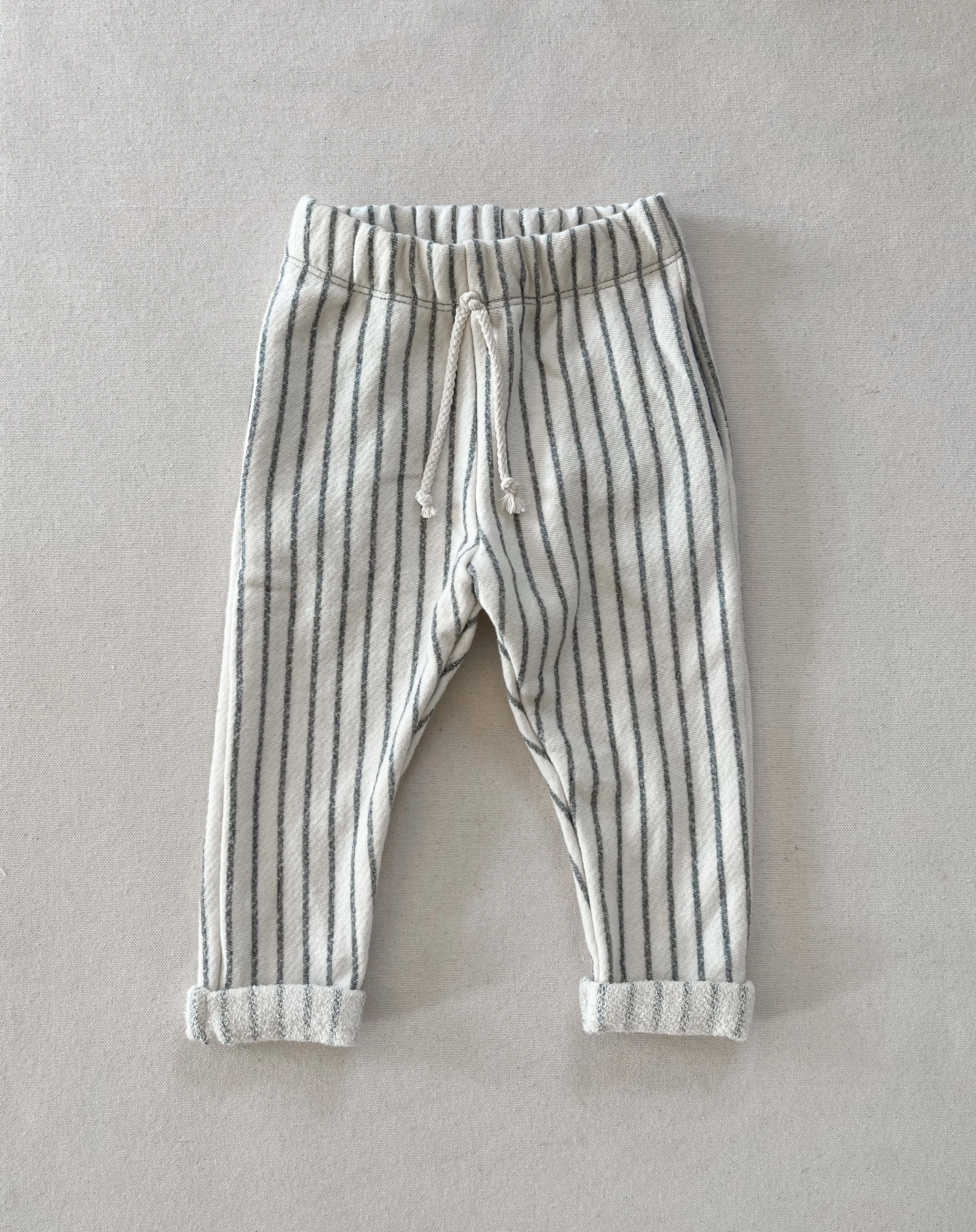 Beach Poncho   Pants Set | GRAPHITE STRIPE