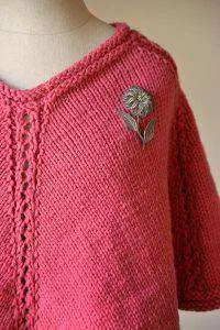 Briar Rose Poncho Designed by Sandi Rosner