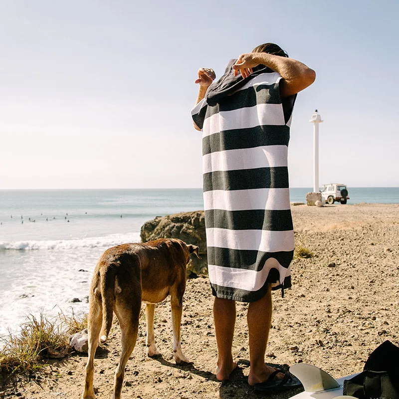 Changing Poncho: Stripes Noll Black