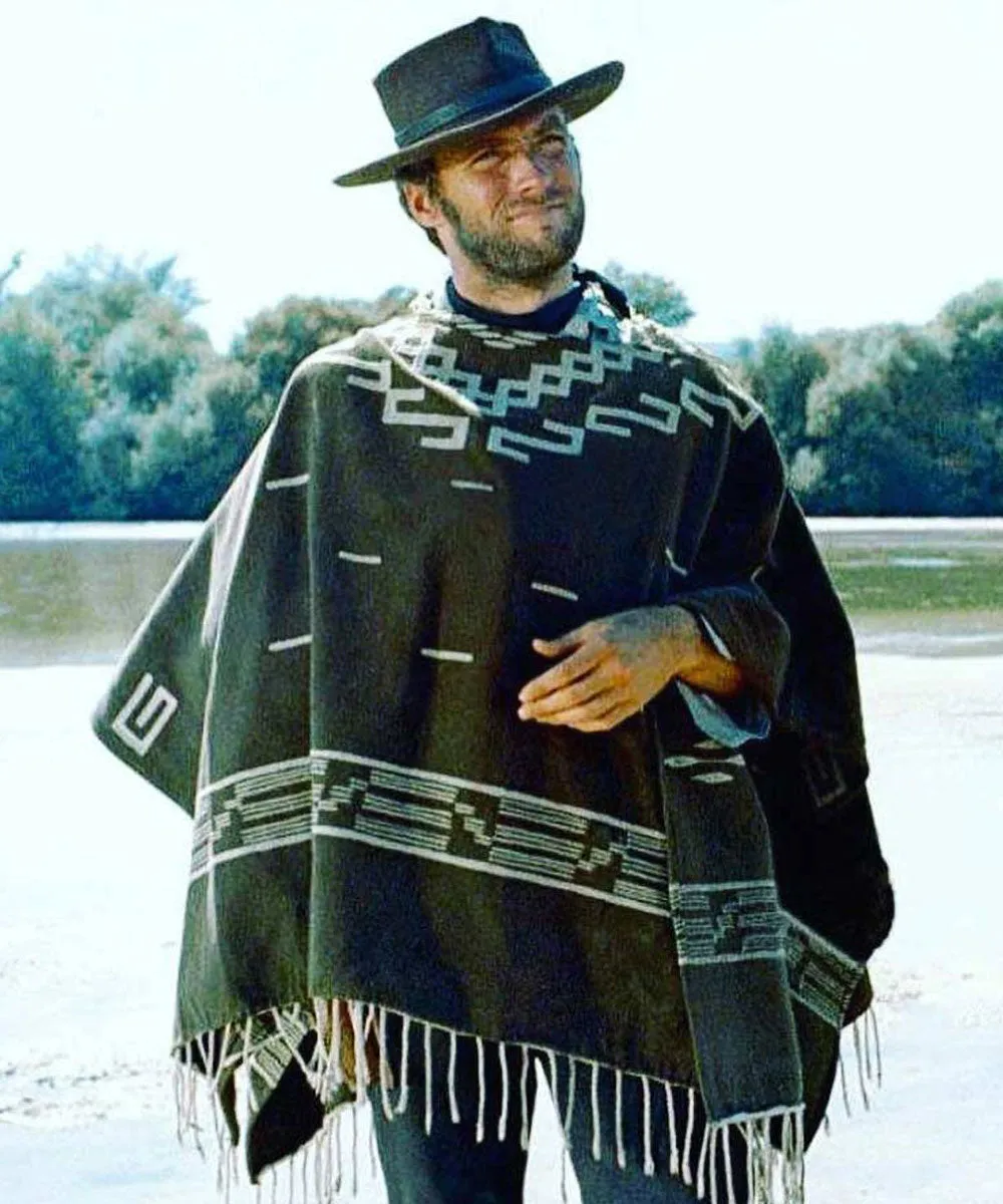 Clint Eastwood A Fistful of Dollars Cowboy Poncho