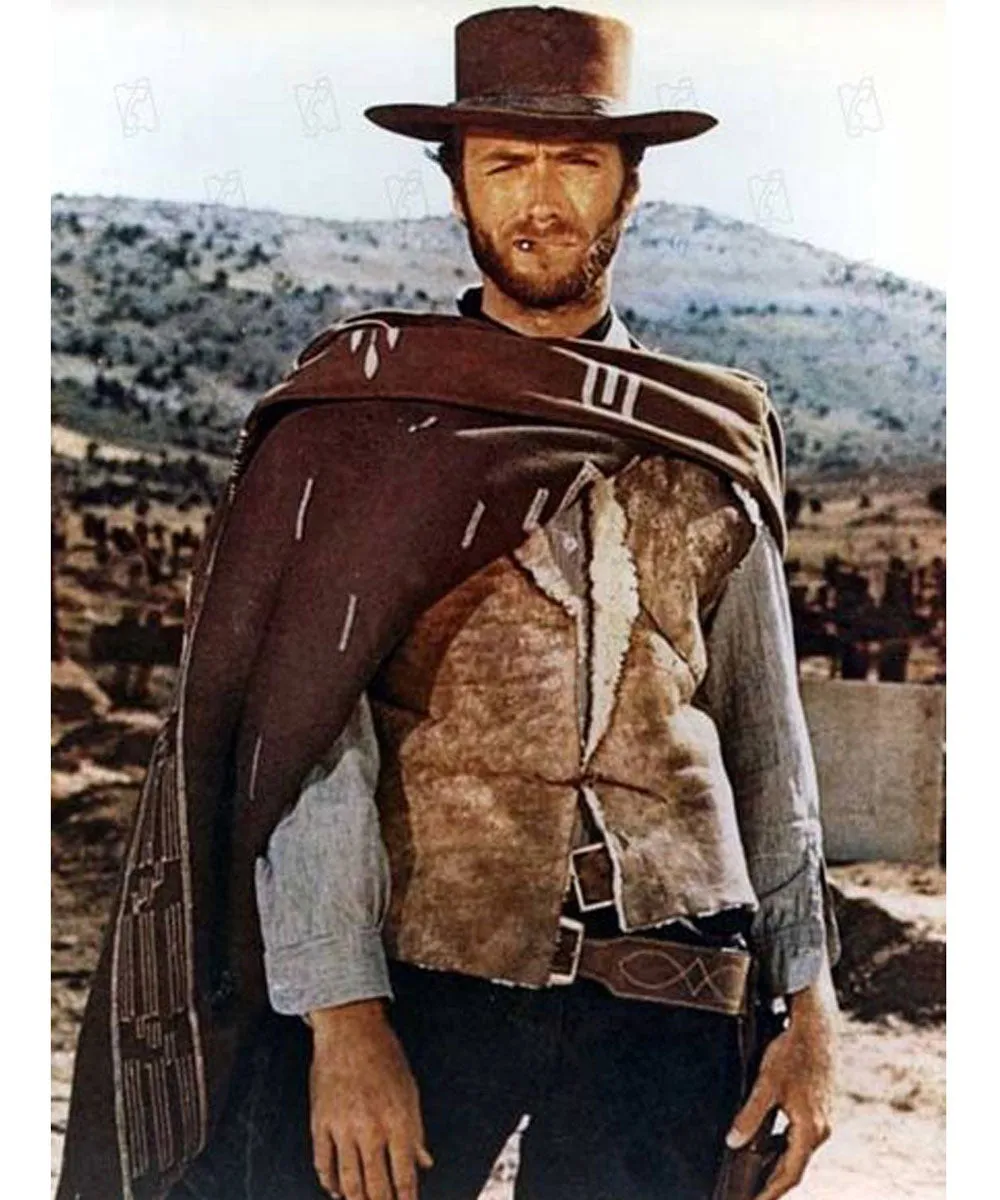 Clint Eastwood A Fistful of Dollars Cowboy Poncho