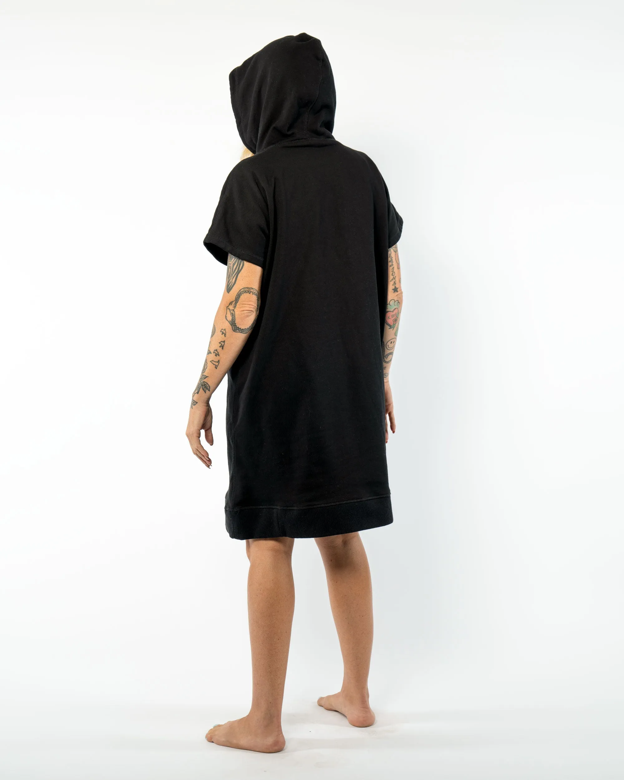 Daily Eco Black Poncho - Medium