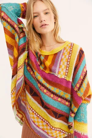 December Skies Poncho - Multi