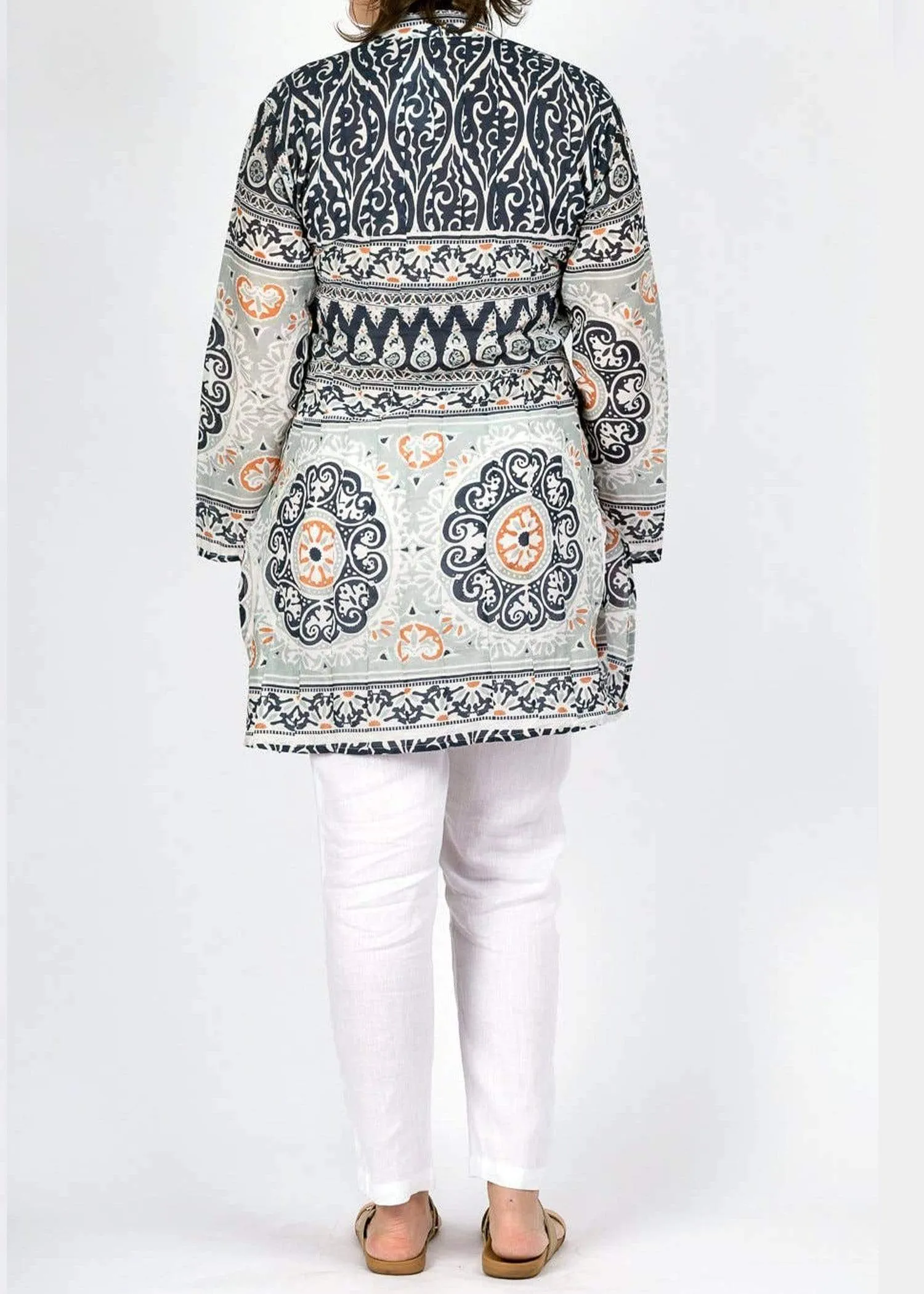 Dolma Sujana Mosaic Button Up Tunic