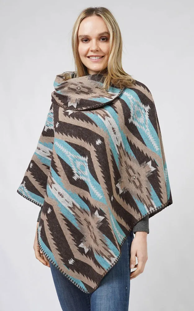 EPC10800 AZTEC PATTERN PONCHO