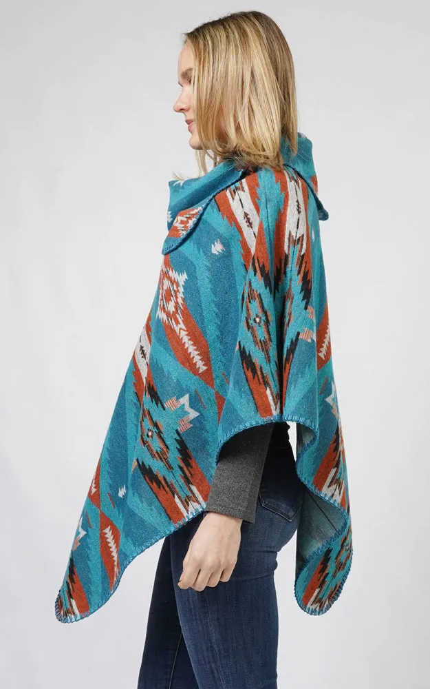 EPC10800 AZTEC PATTERN PONCHO