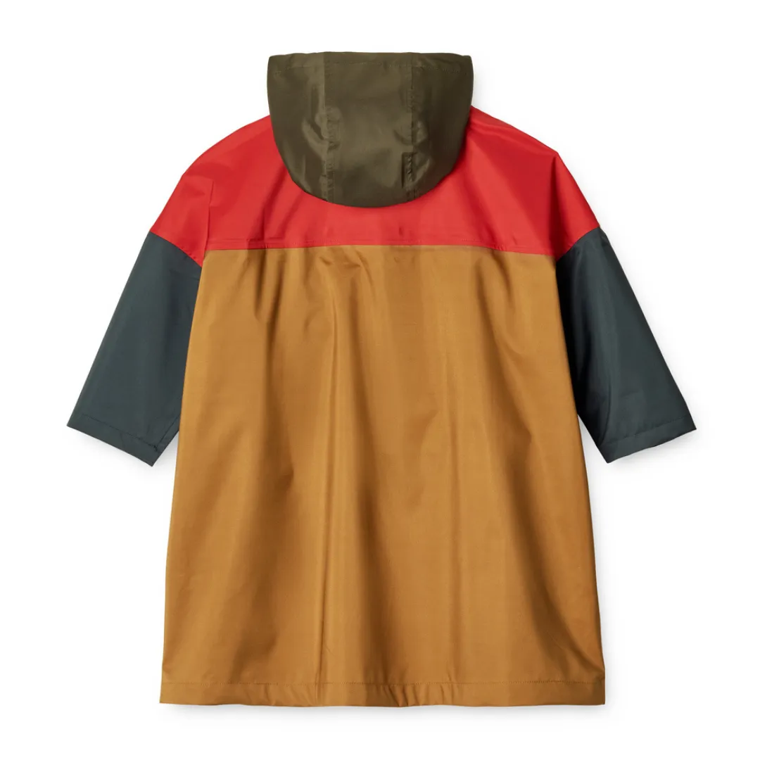 Faltbarer Regen-Poncho "Marcel Aurora Red Multi Mix"