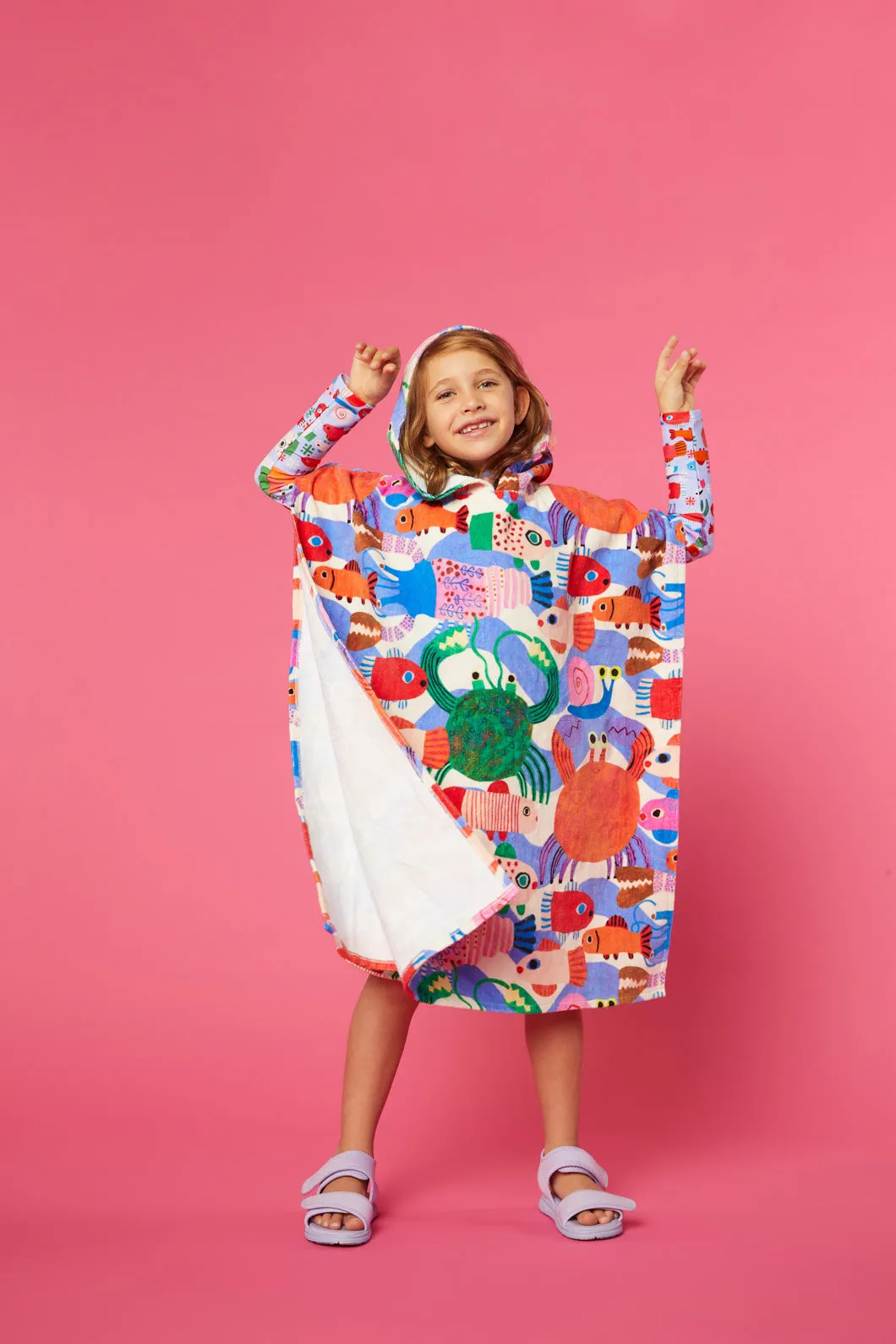 Fishy Kids Swim Poncho