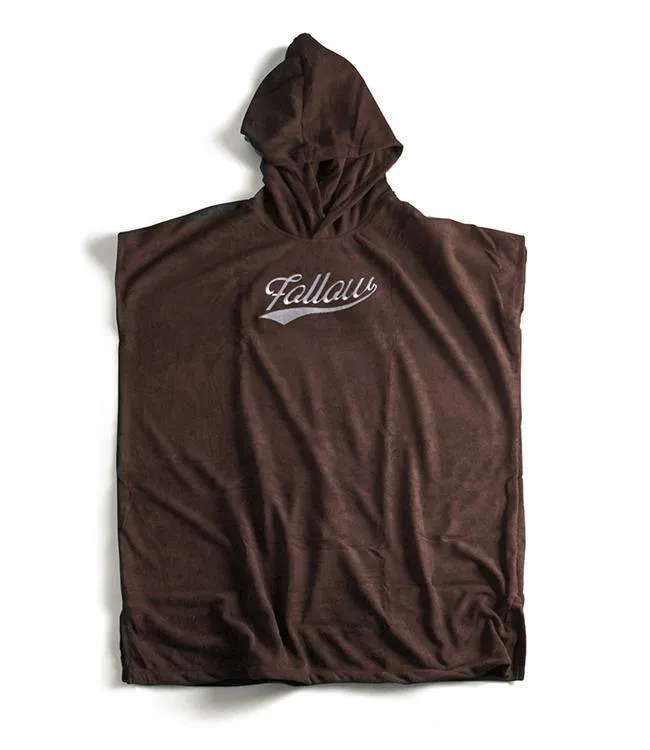 Follow Hoodie Towel - Brown