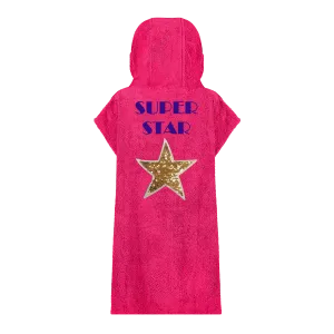 Gold Sequin Star Beach Robe