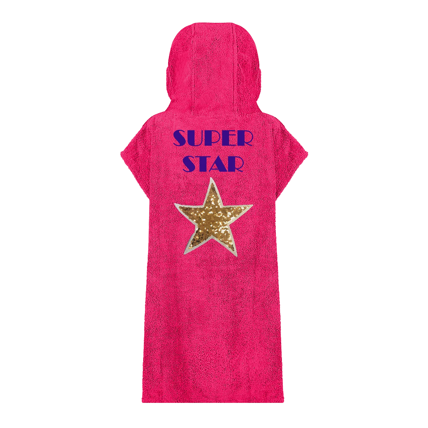 Gold Sequin Star Beach Robe