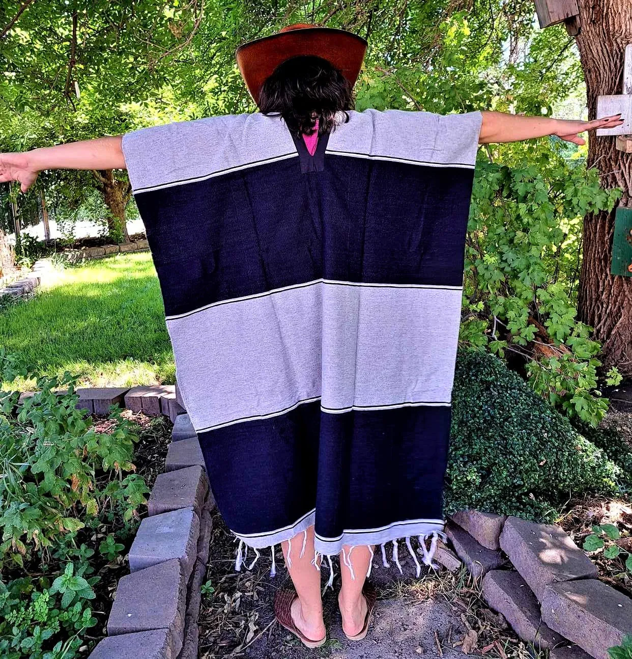 Handmade Fun Inspired Dallas Cowboy Poncho