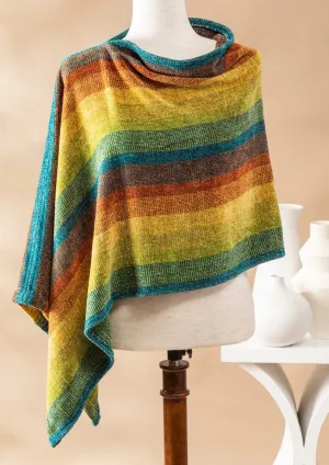 Heavenly Harvest Chenille Poncho