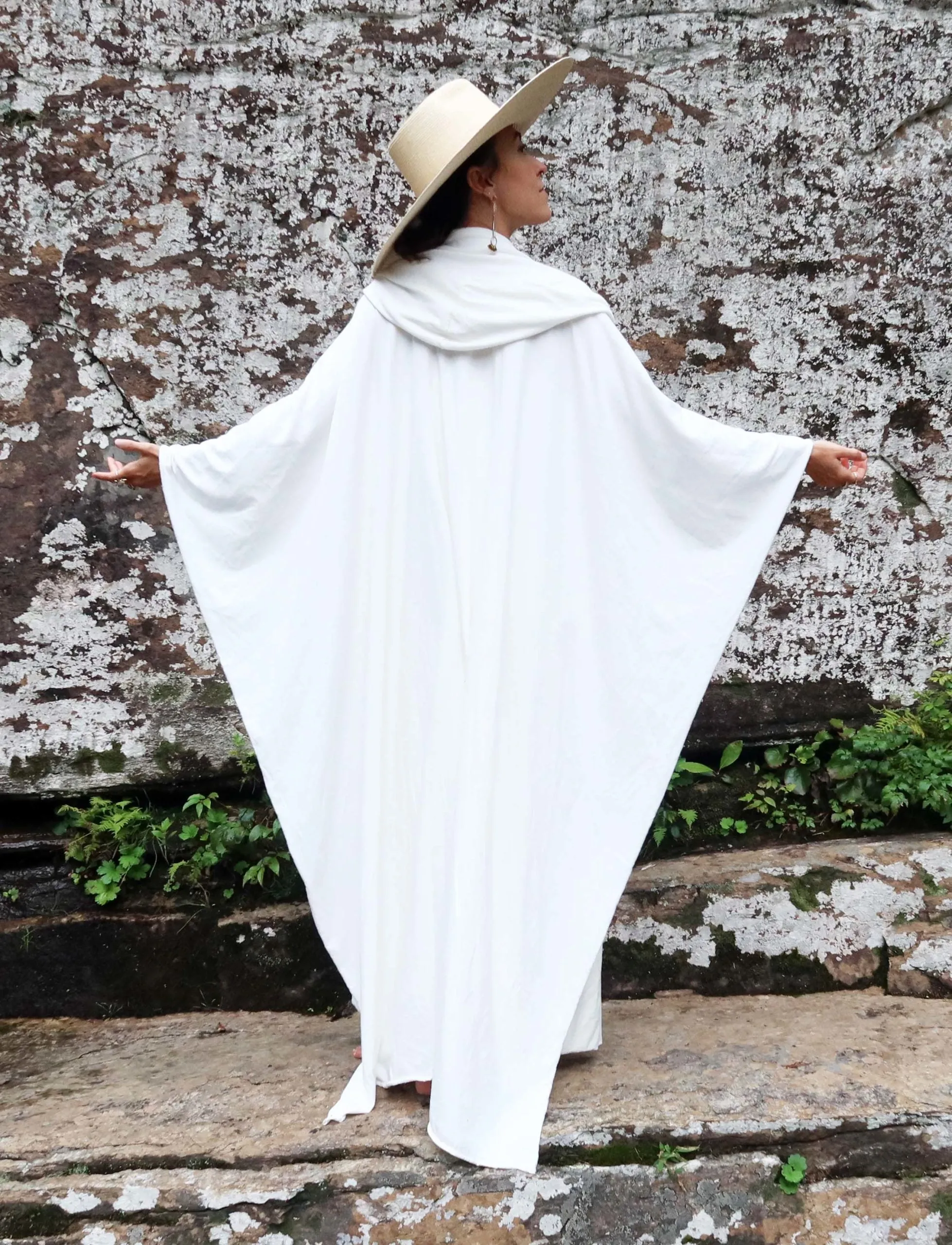 Hooded 3 Yard Poncho Shawl