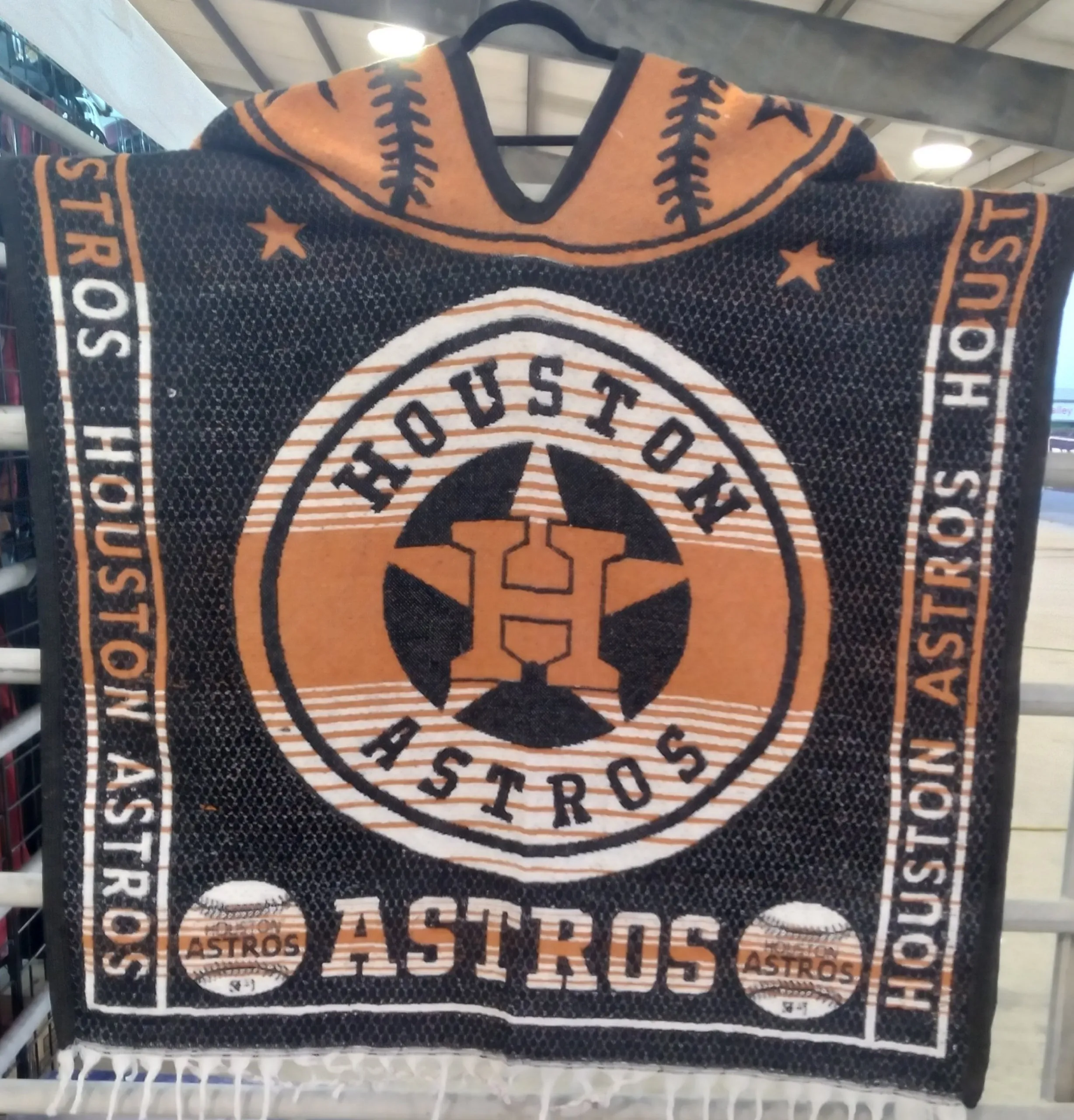 Houston Astros Woven Poncho