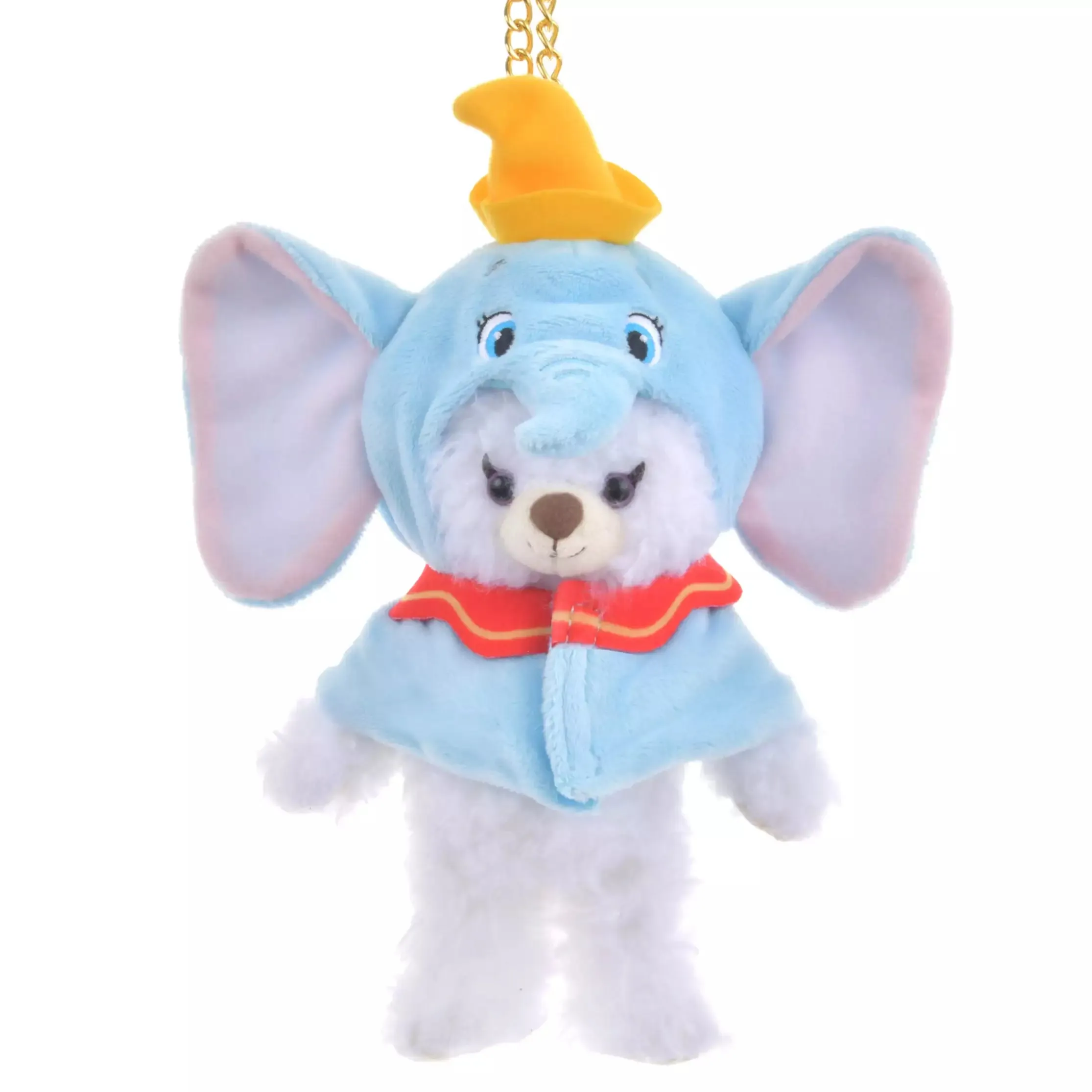 JDS- UniBearsity Plush Keychain Costume Poncho x Dumbo