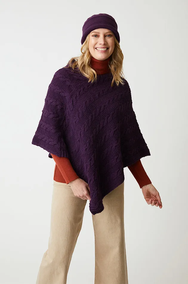 KARLA CABLE PONCHO