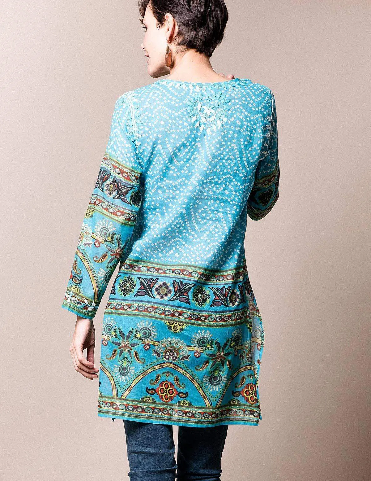 Kiara Tunic - Turquoise