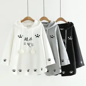 Kittie Ears Poncho Hoodie