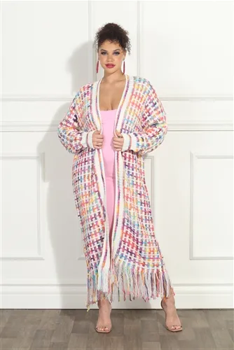 Luxe Moda LM280 Long Cardigan