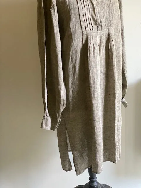 Moss Linen Artists Tunic