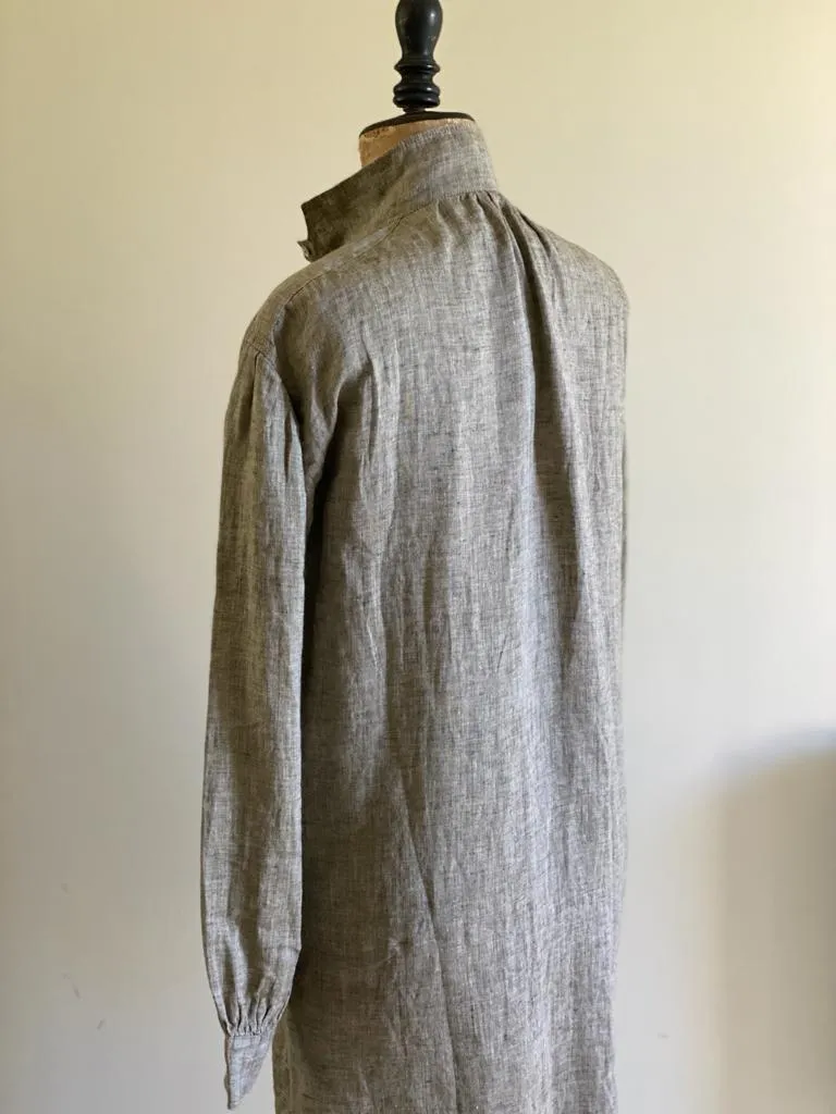 Moss Linen Artists Tunic