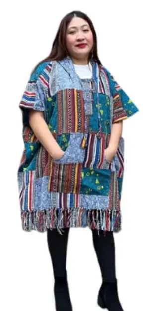 Patchwork Poncho - Wholesale