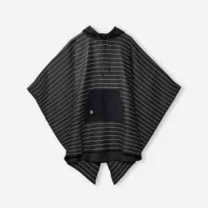 Poncho Towel: Pinner Black