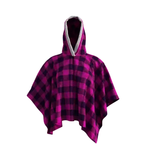 Pook Poncho - Adult Pink Polar Fleece w/ Snap Fastners