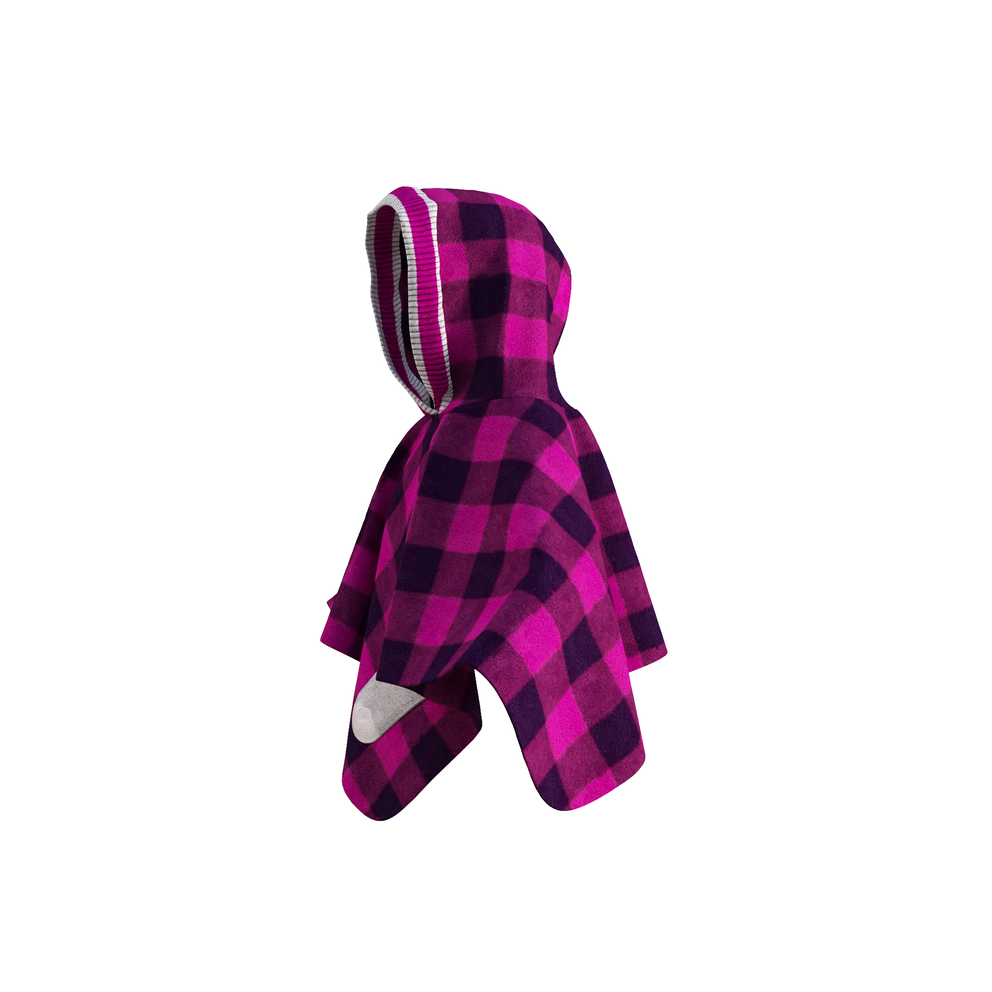 Pookie Poncho - Pink Toddler/Youth Polar Fleece