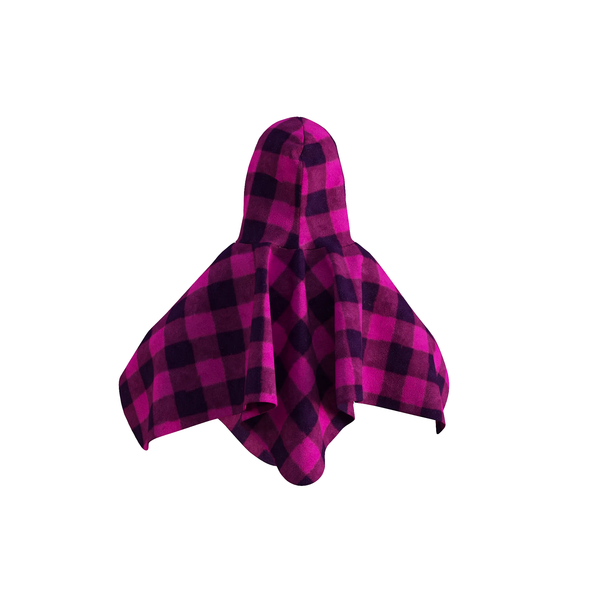 Pookie Poncho - Pink Toddler/Youth Polar Fleece