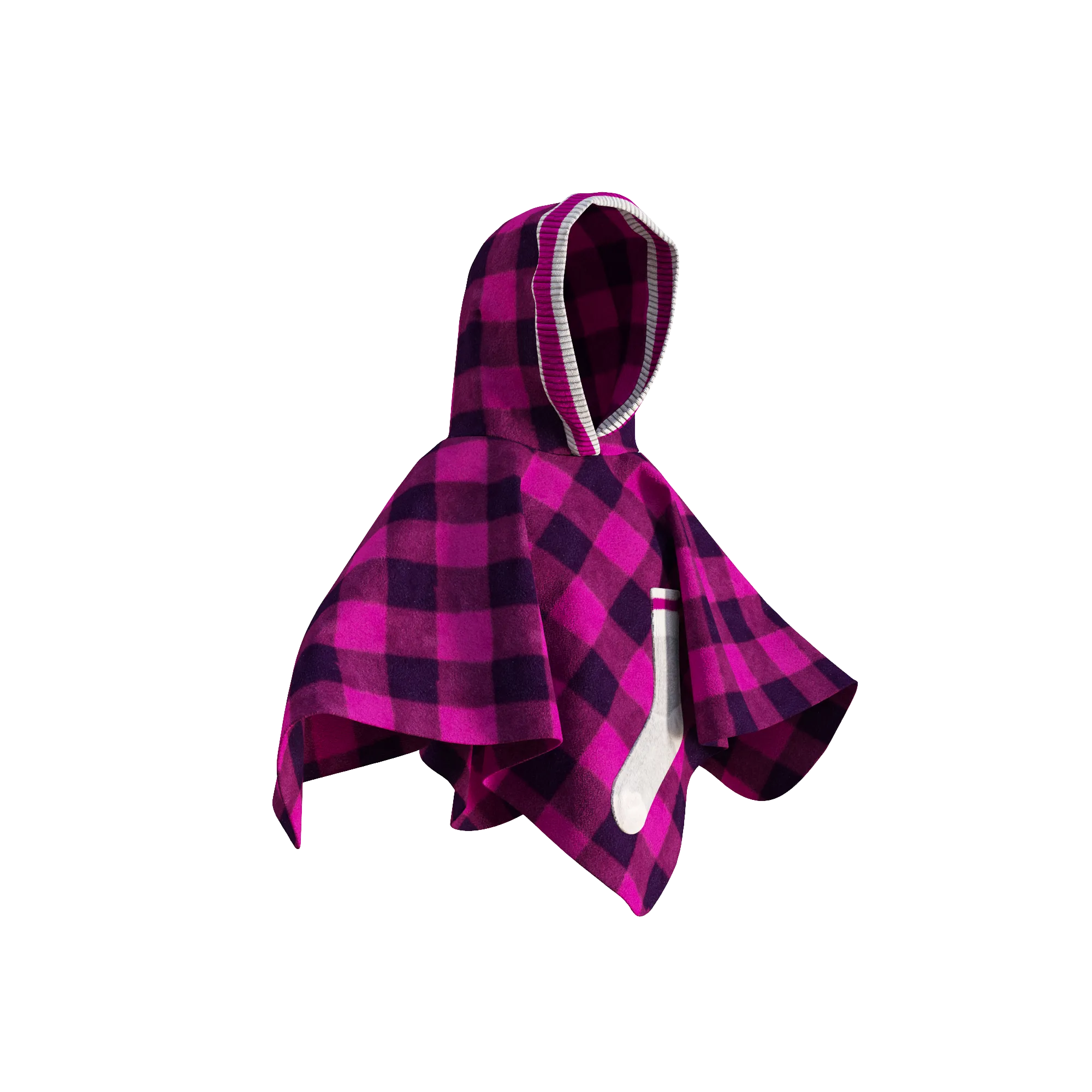 Pookie Poncho - Pink Toddler/Youth Polar Fleece