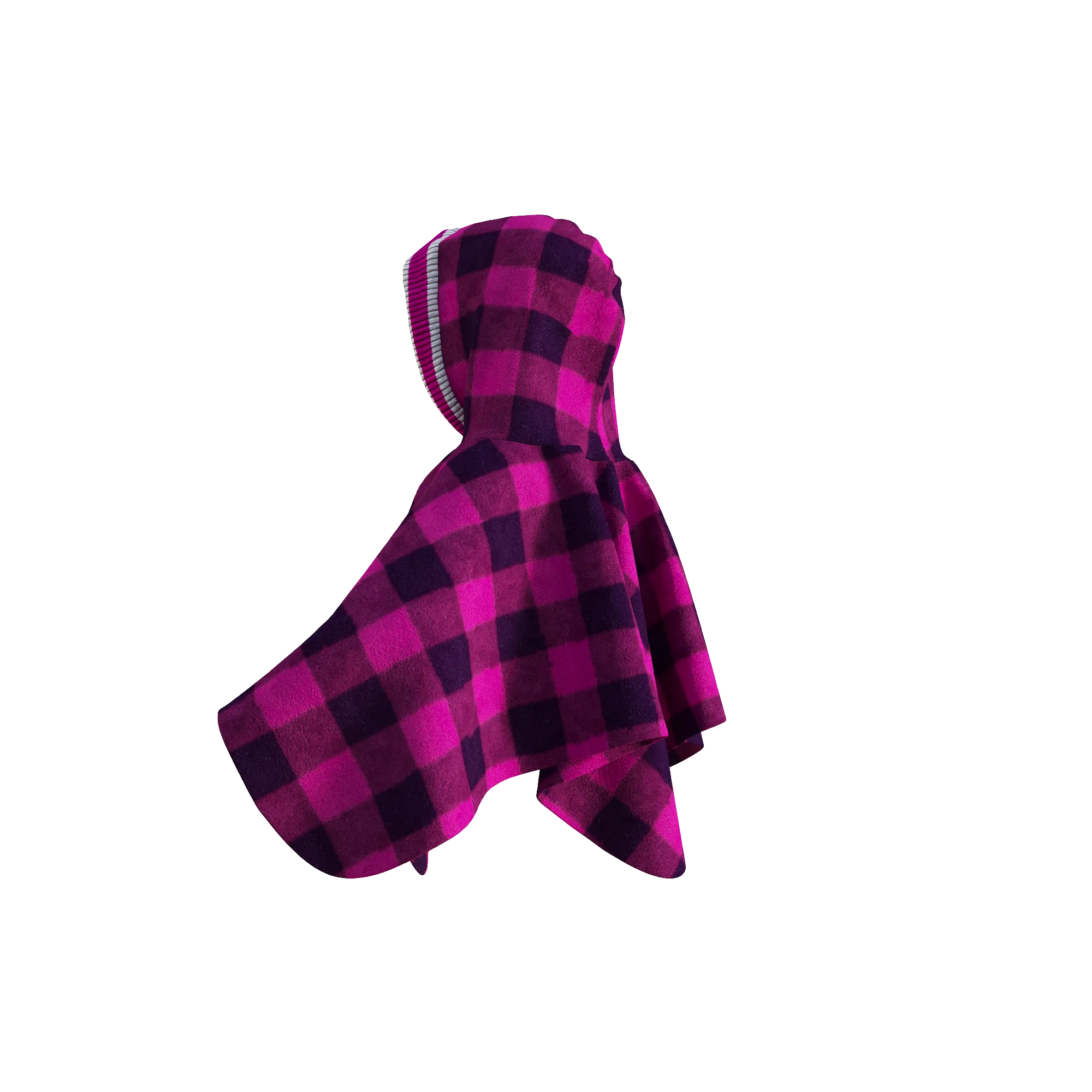 Pookie Poncho - Pink Toddler/Youth Polar Fleece