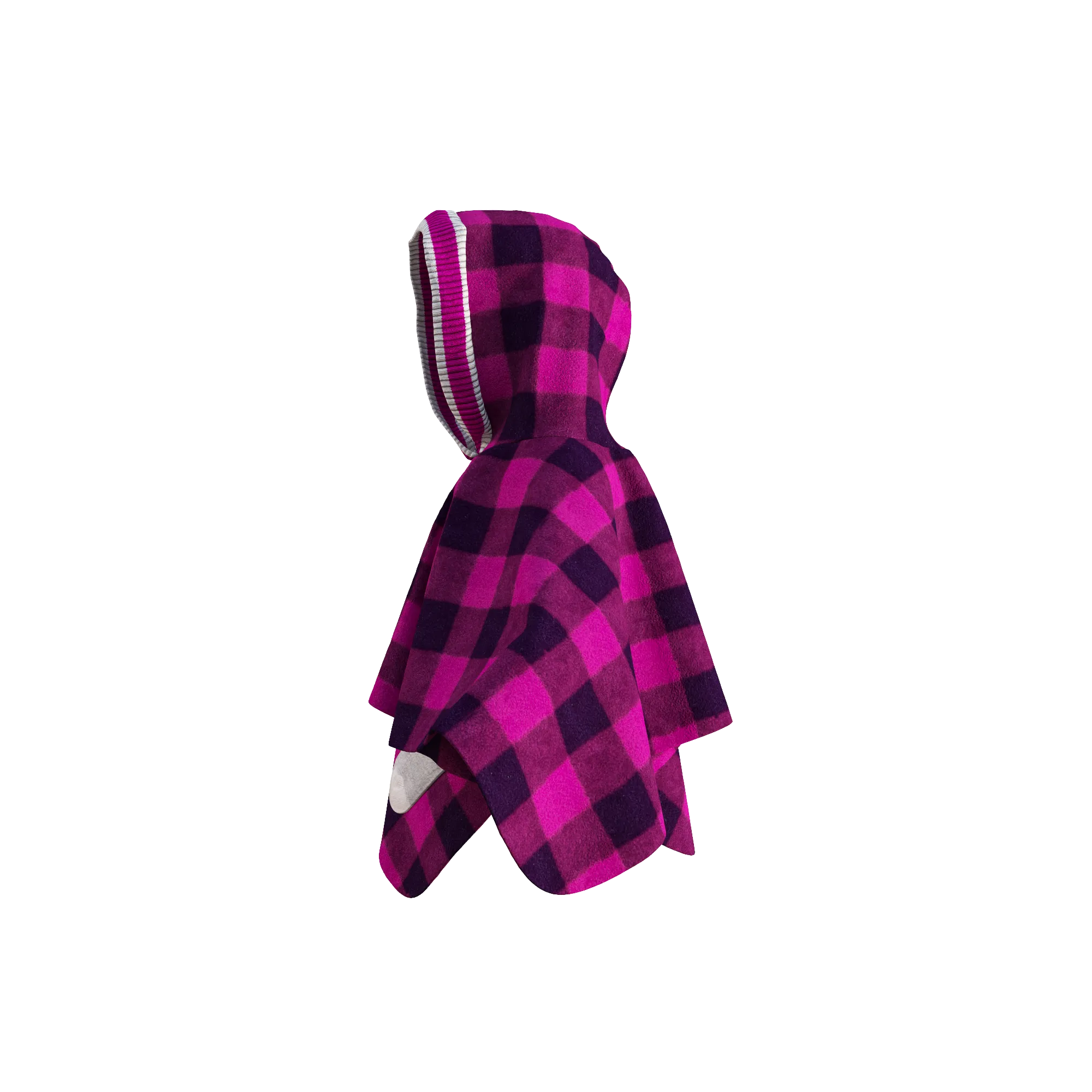 Pookie Poncho - Pink Toddler/Youth Polar Fleece