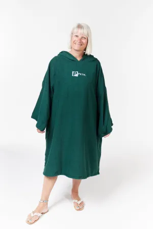 Premium Microfibre Oversized Changing Poncho / Robe - Moss Green