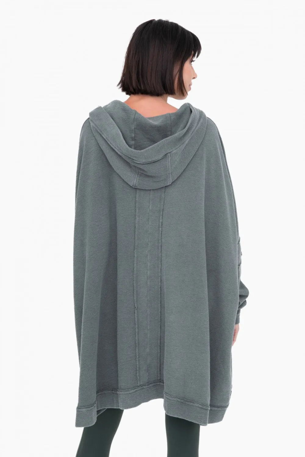 Raven Hooded Poncho