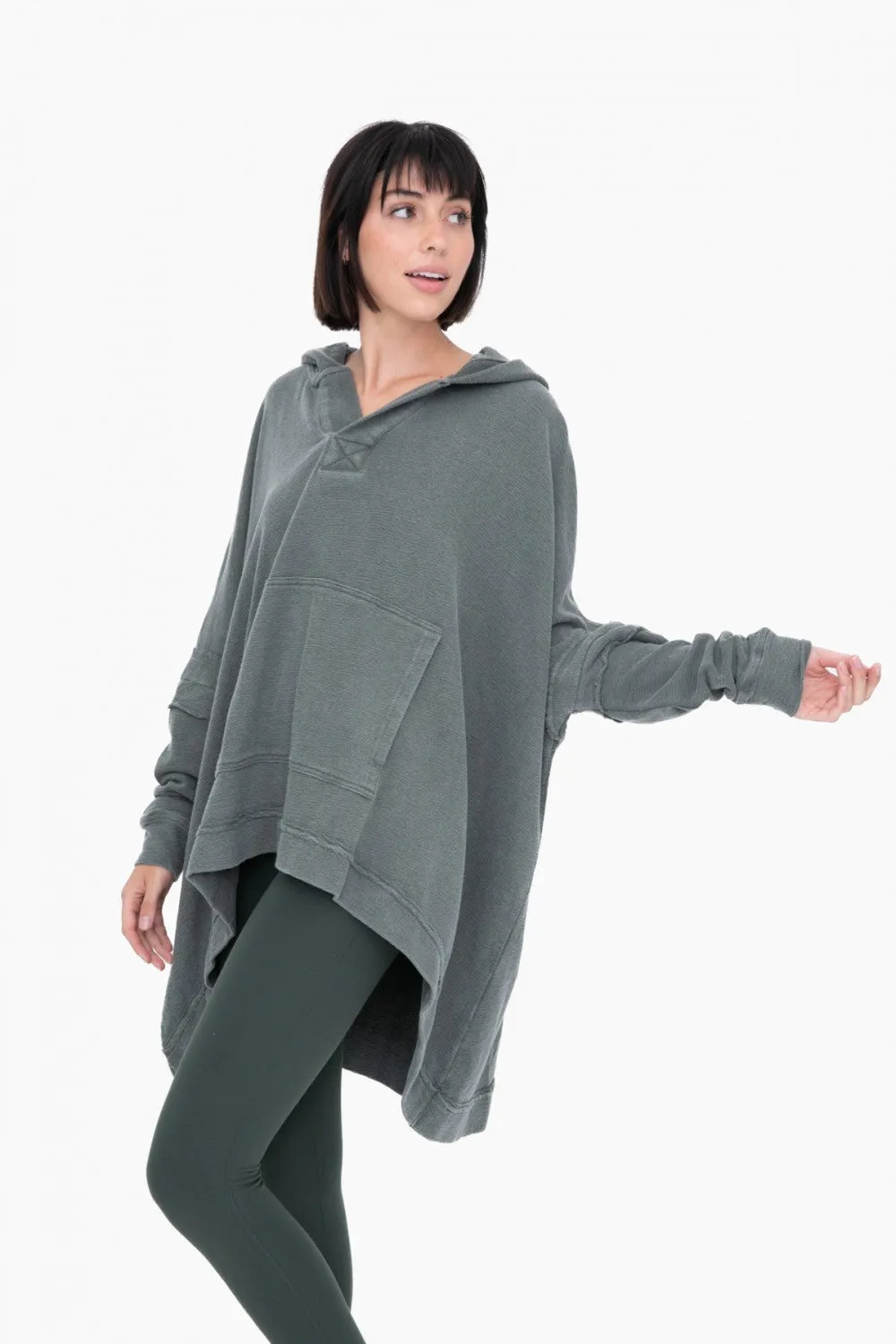 Raven Hooded Poncho