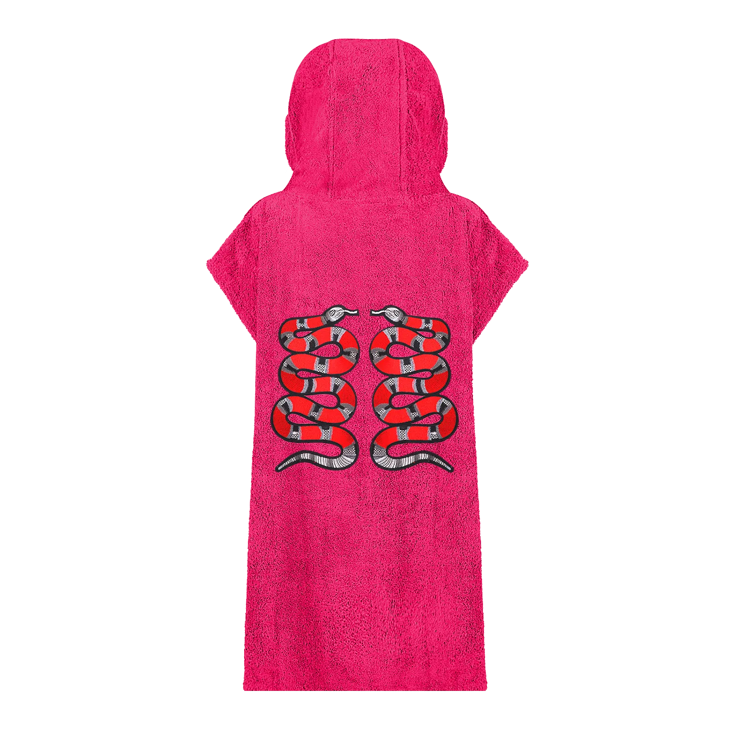 Red Snake Pair Beach Robe