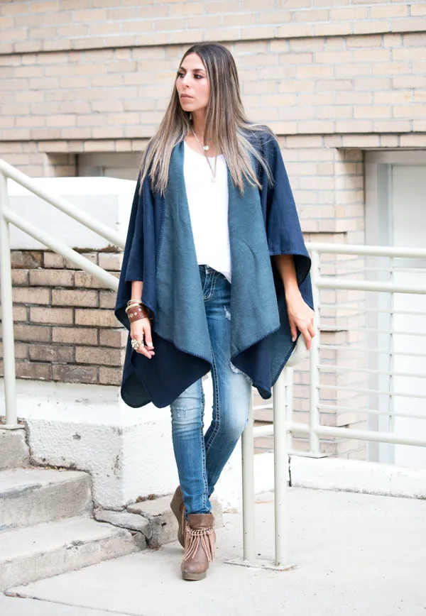 Reversible Poncho | 5 Colors