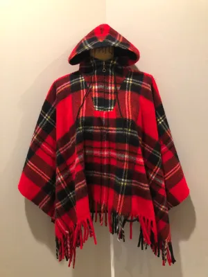 Royal Stewart Tartan Wool Cape