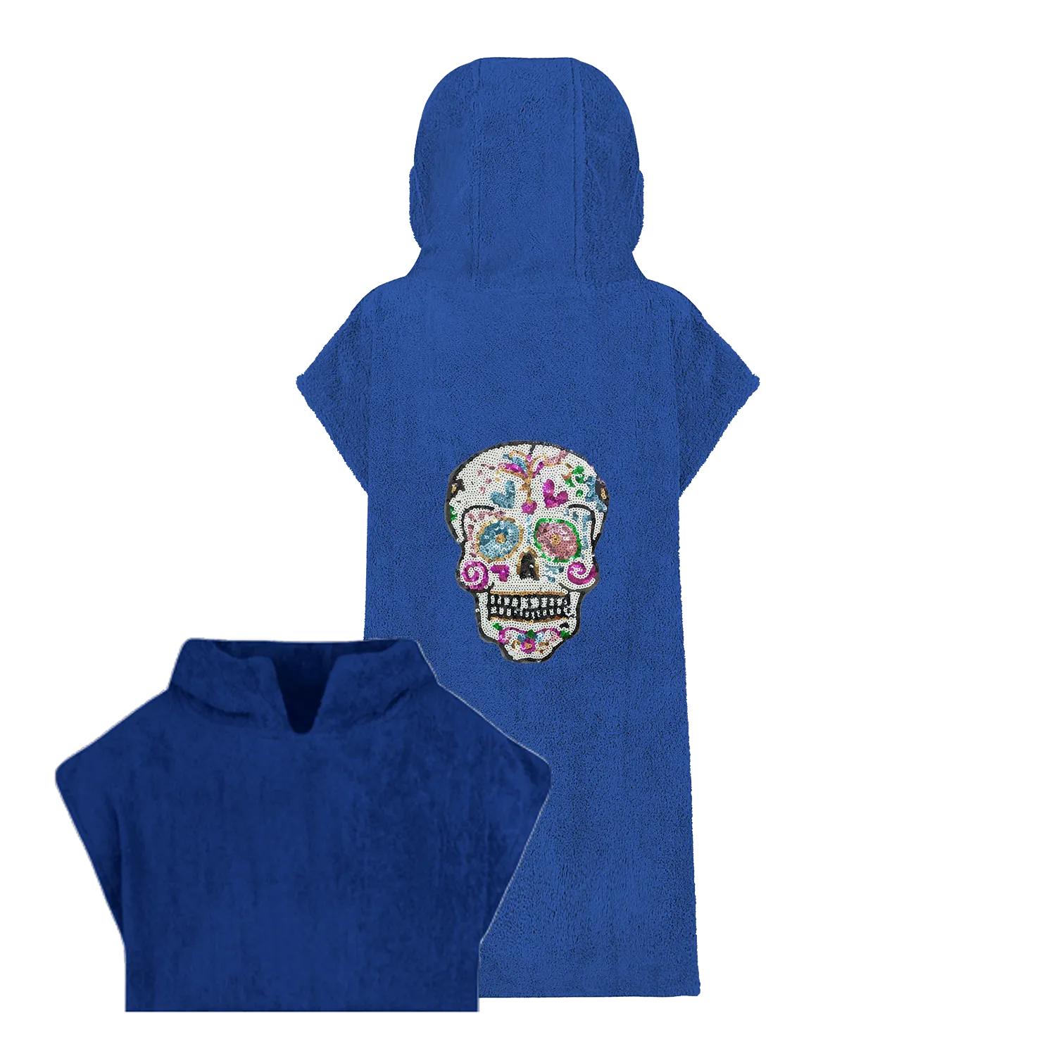 Sequin Candy Skull Beach Robe