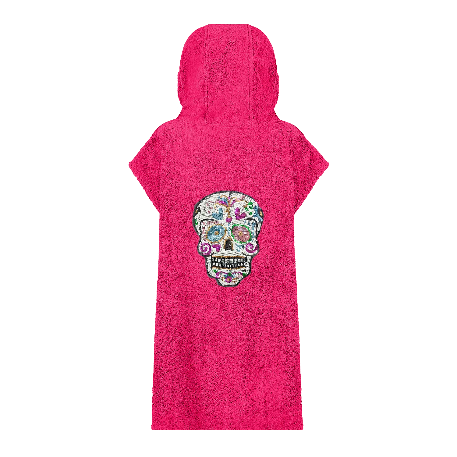 Sequin Candy Skull Beach Robe