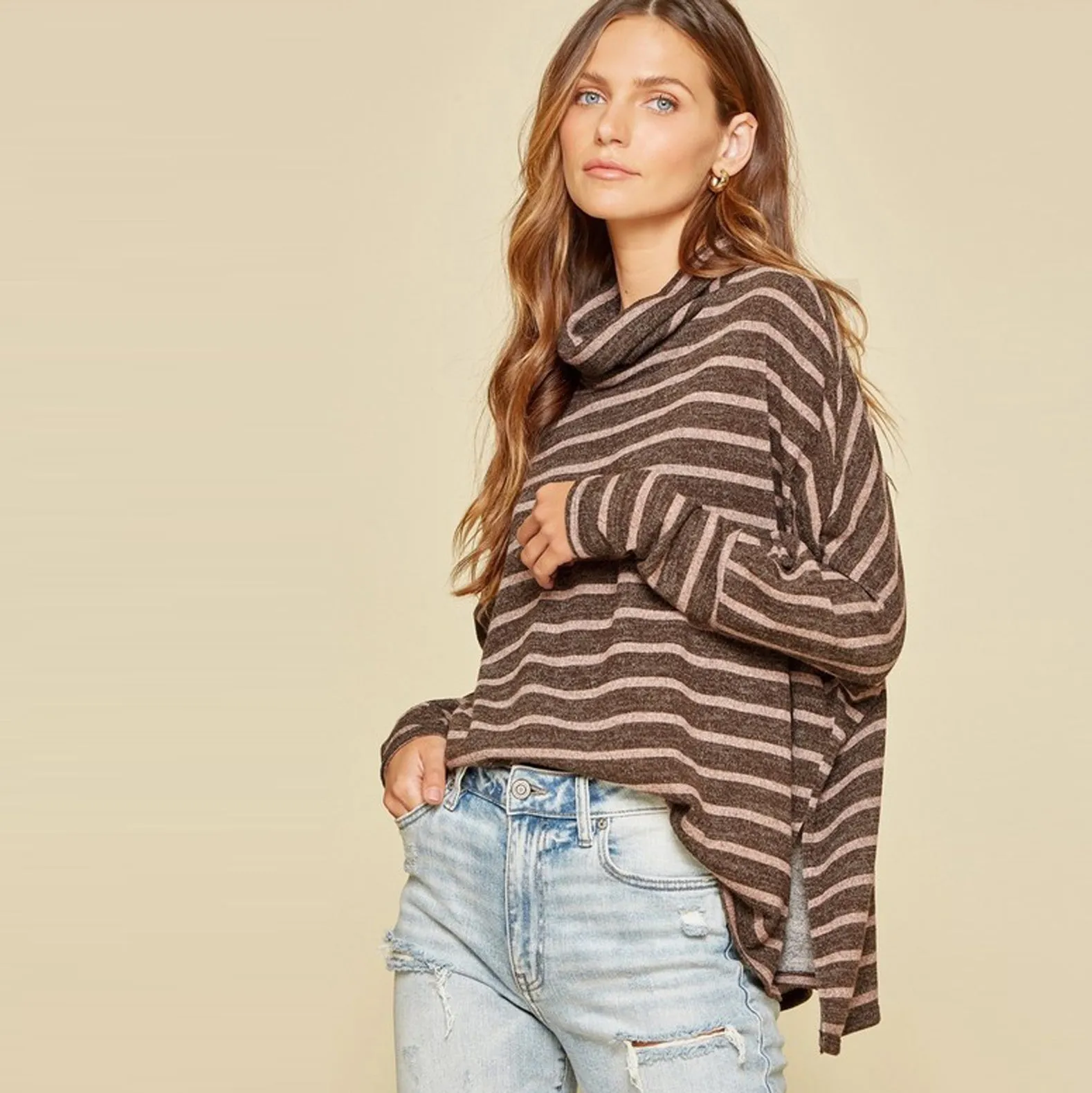 Slouchy Comfort Sweater Poncho